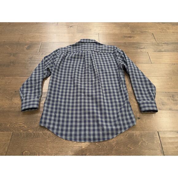 Pendleton Bridgeport Mens Blue Button Down Long Sleeve Dress Shirt Size M MEDIUM - Picture 3 of 9